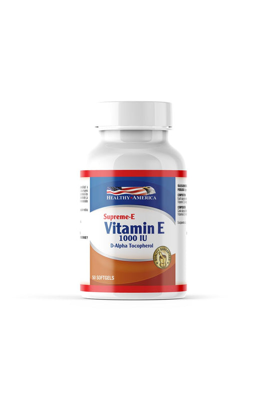 Supreme E 1000 IU (Natural Vitamin E d - Alpfa tocopherol)