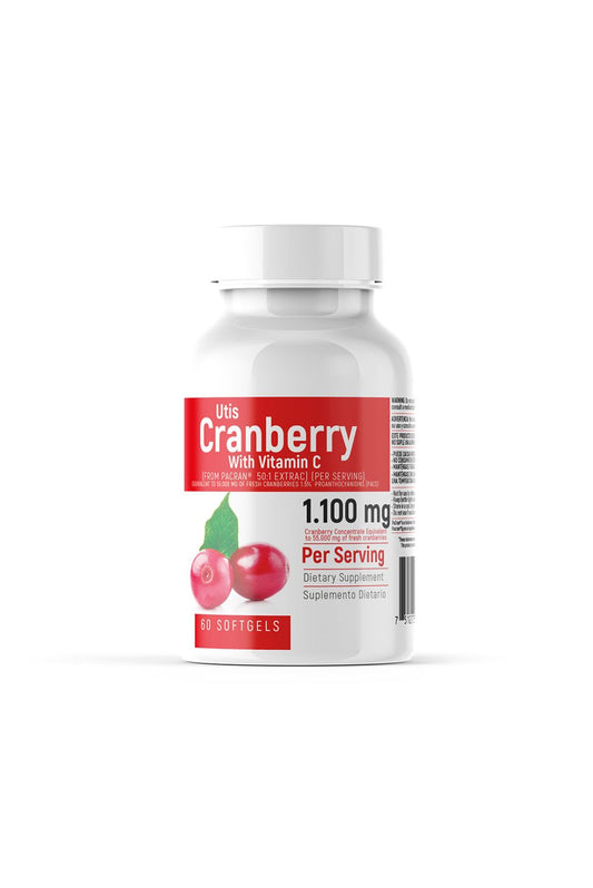 Utis Cranberry 1.100 Mg per serving with Vitamin C