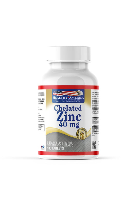 Chelated Zinc 40 Mg (As zinc Gluconate 278 Mg)