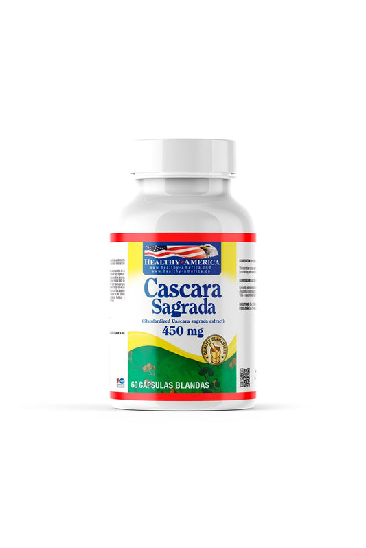 Cascara Sagrada Bark 450 Mg (Rhamnus Purshiana Standardized to 10% Hydroxyanthracene)